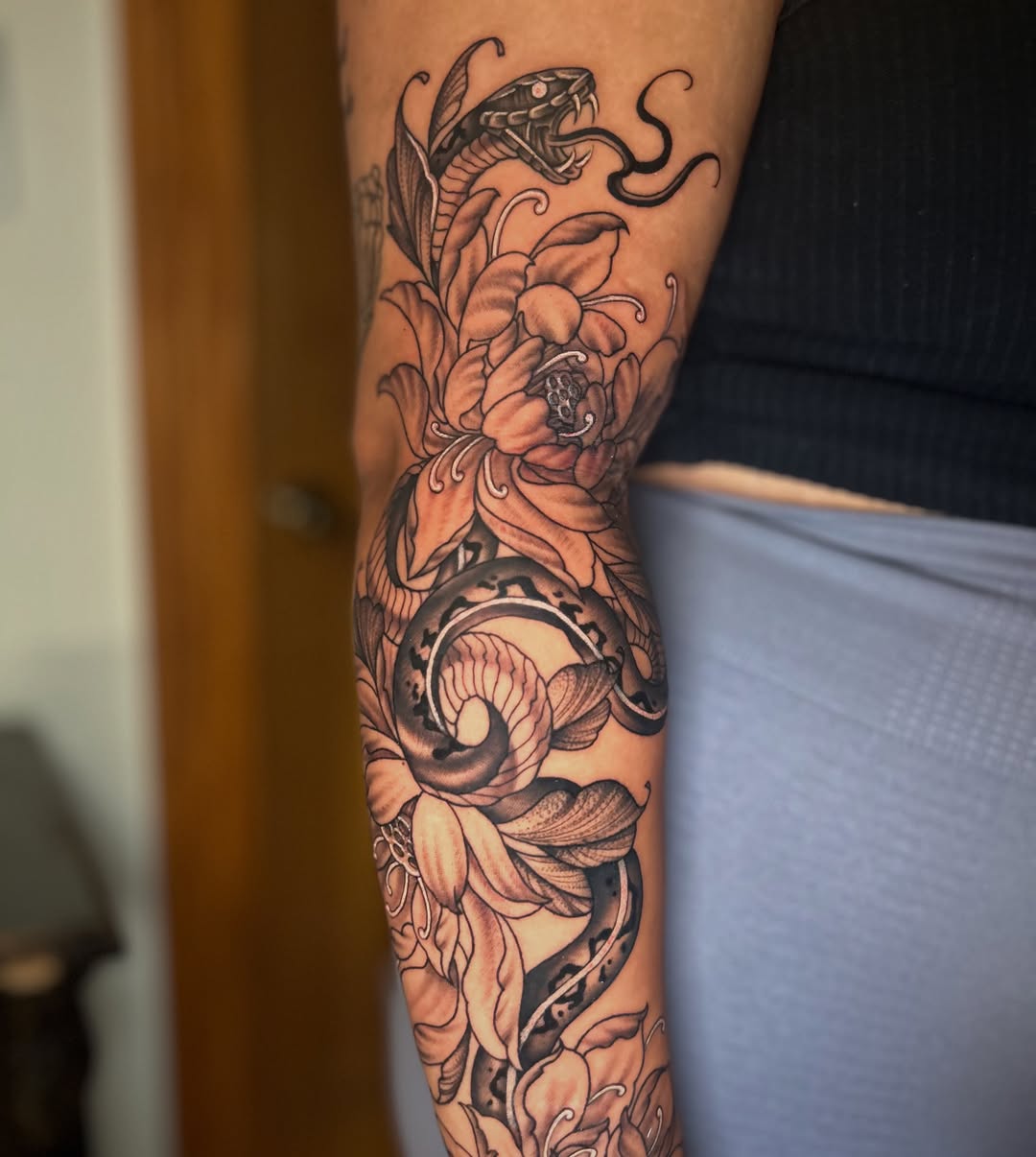 Tattoo by @tattoosbyberlin — black_and_grey, realism