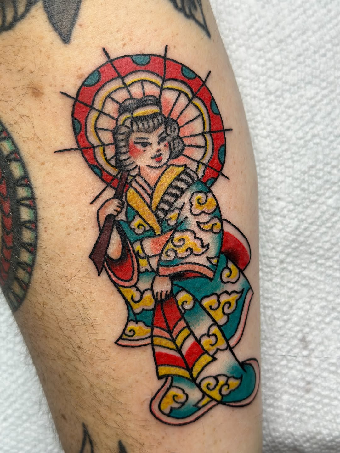 Tattoo by @lucyjaytattoos — american_traditional, japanese_irezumi