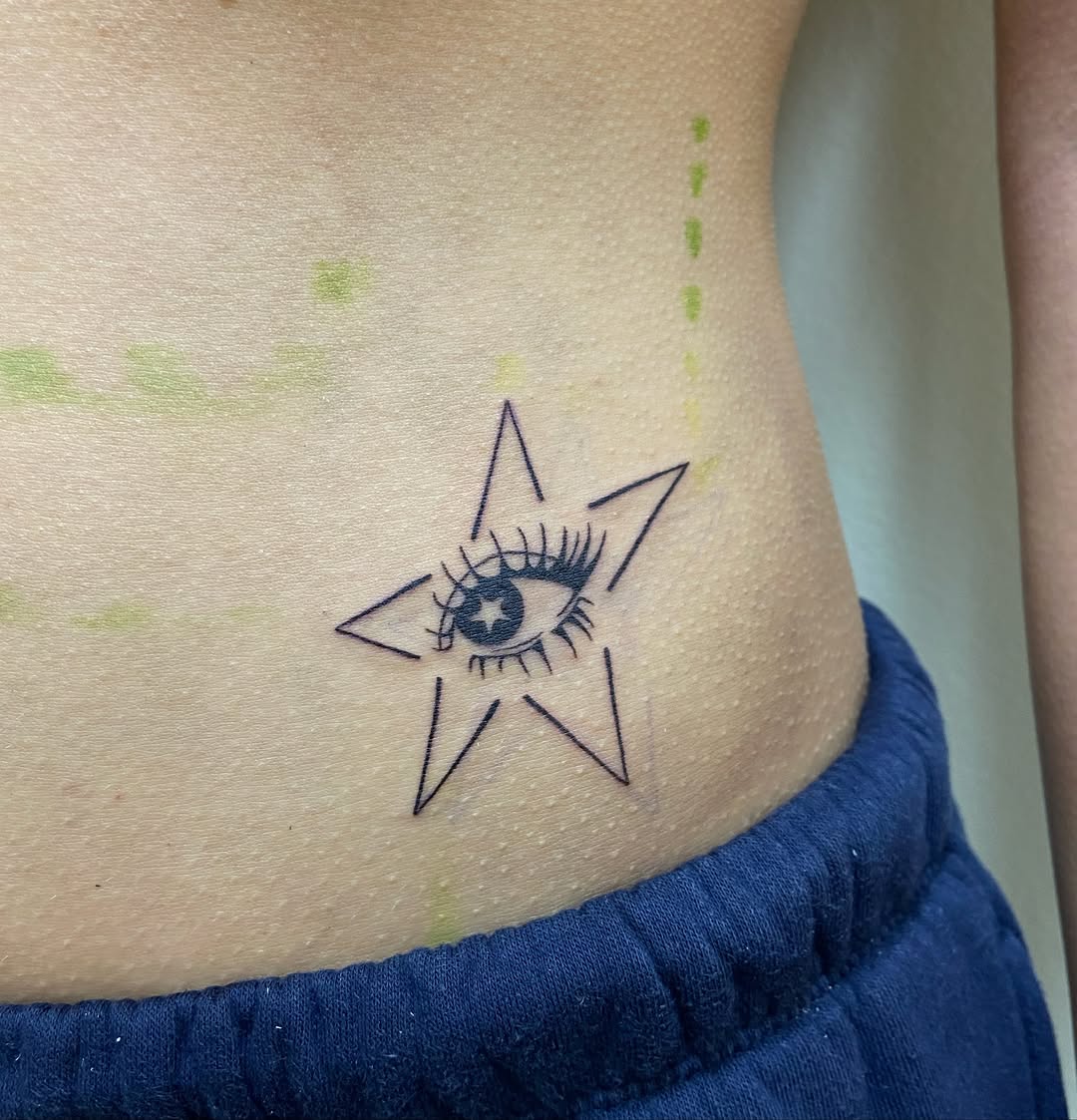 Tattoo by @ezra_tats — fine_line