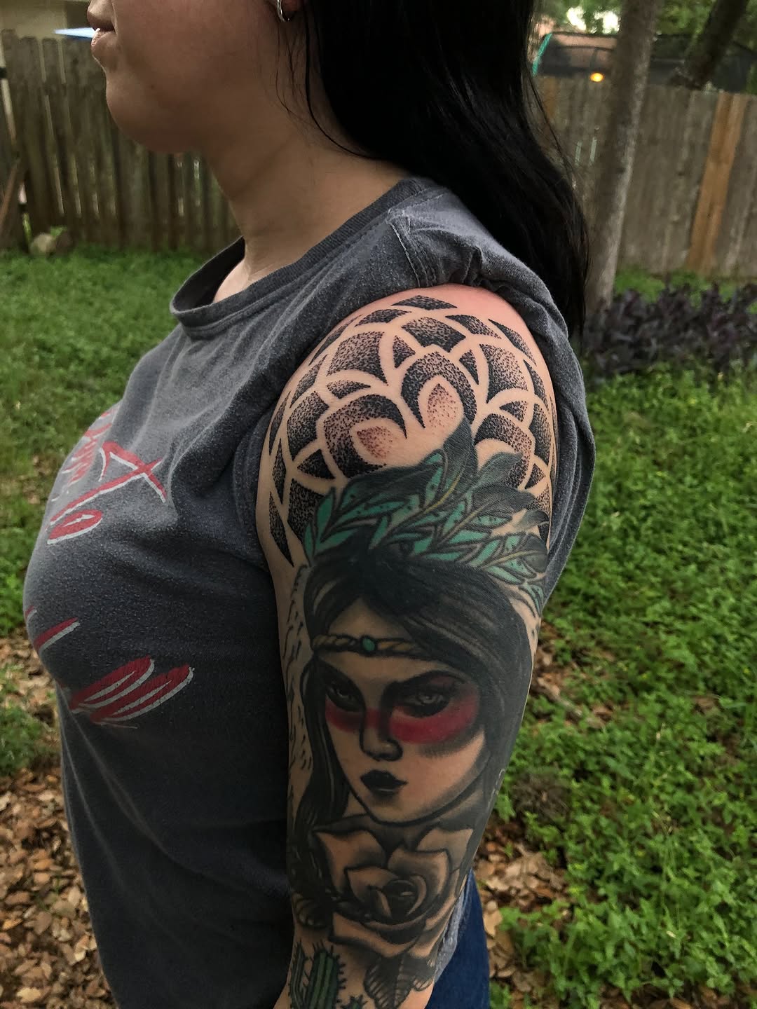 Tattoo by @jamesrhodes220 — neo_traditional, dotwork
