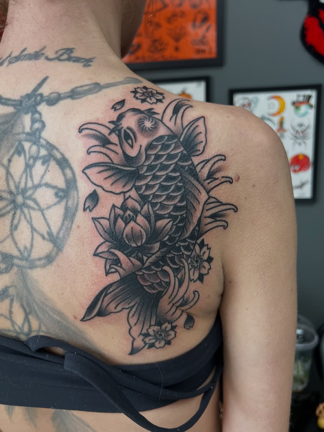 Tattoo by @tvptattoos โ japanese_irezumi, black_and_grey