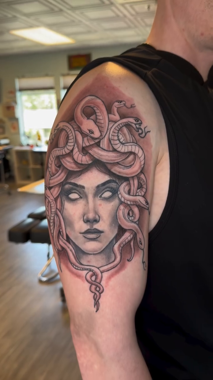 Tattoo by @marcosdavidart — realism, black_and_grey