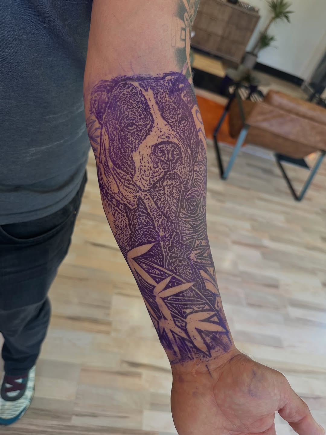 Tattoo by @jonstattoos — realism, black_and_grey