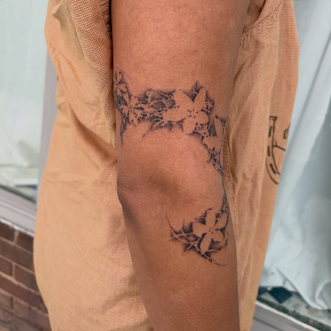 Tattoo by @sweet.n.l0w — dotwork, black_and_grey
