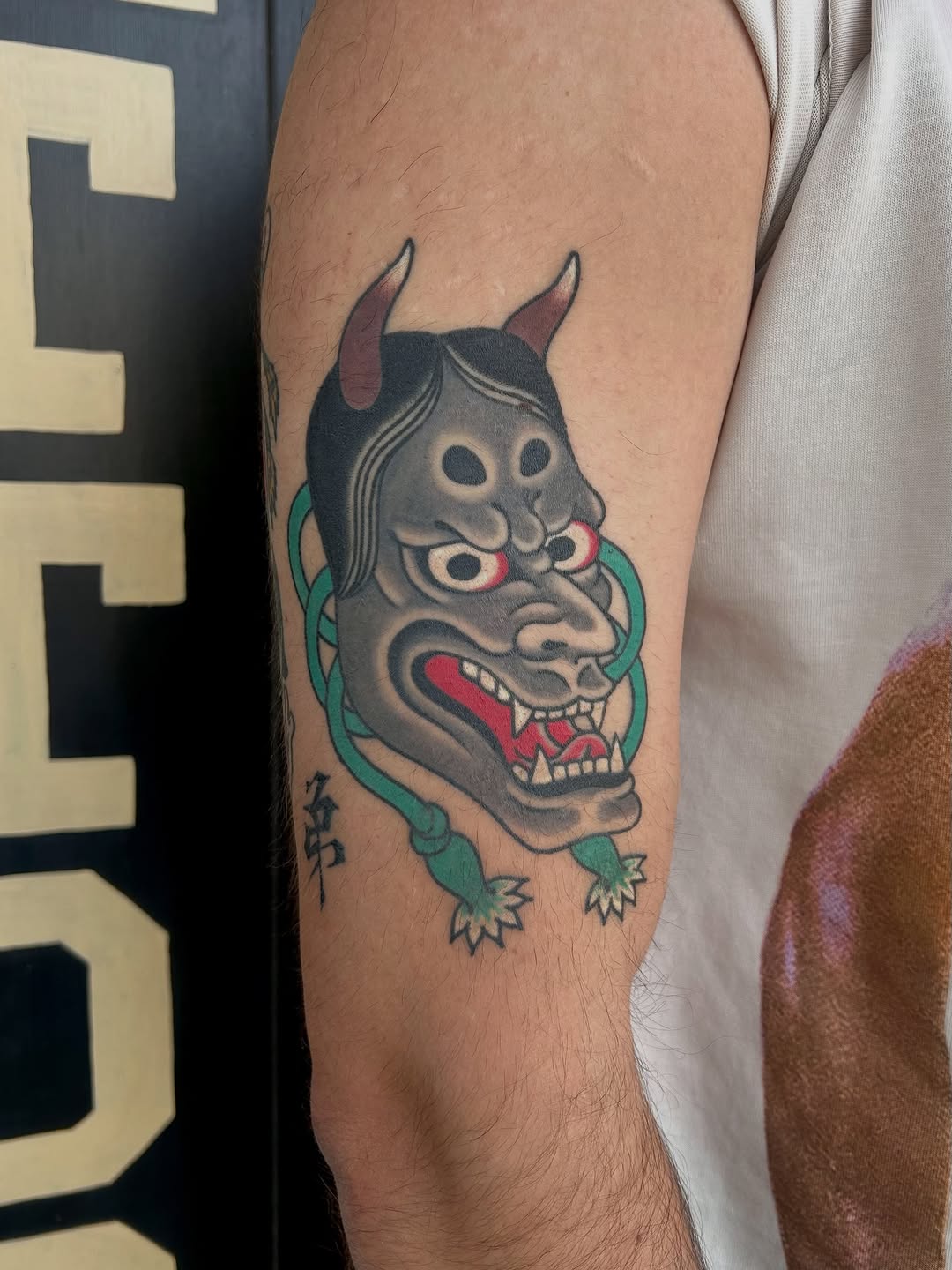 Tattoo by @christian.lasyone โ japanese_irezumi, black_and_grey