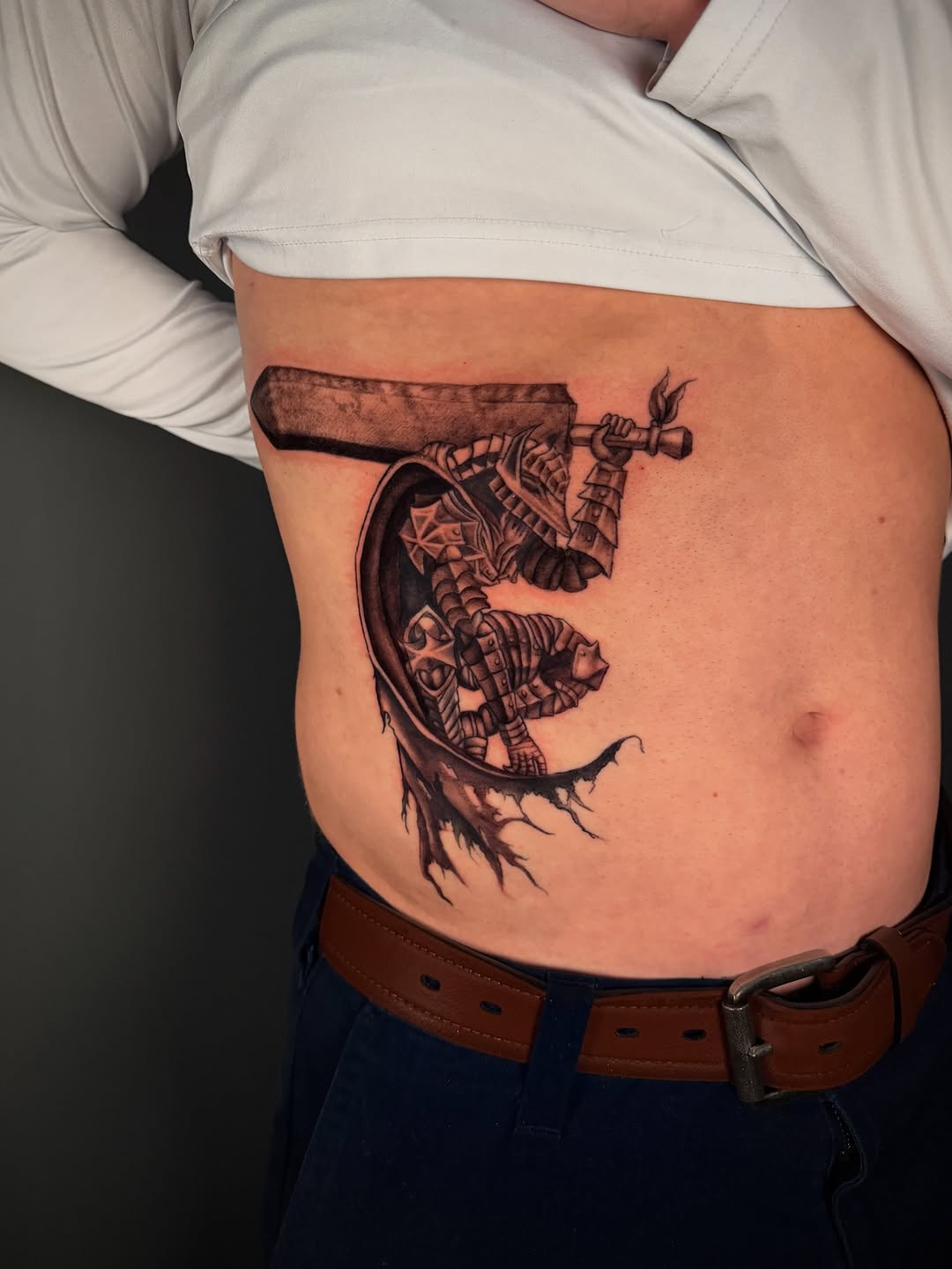 Tattoo by @transtamp — black_and_grey, realism