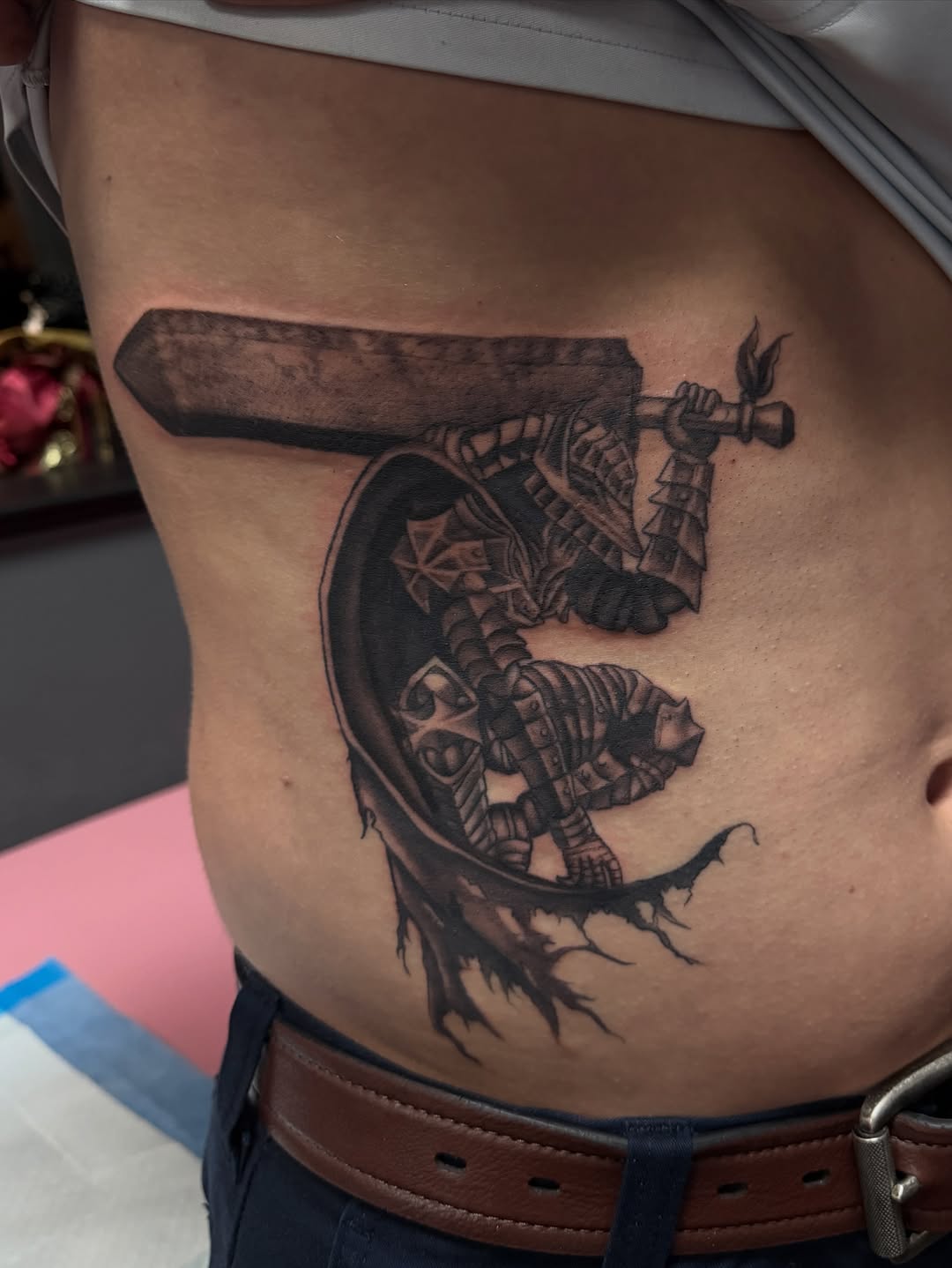 Tattoo by @transtamp — black_and_grey, realism