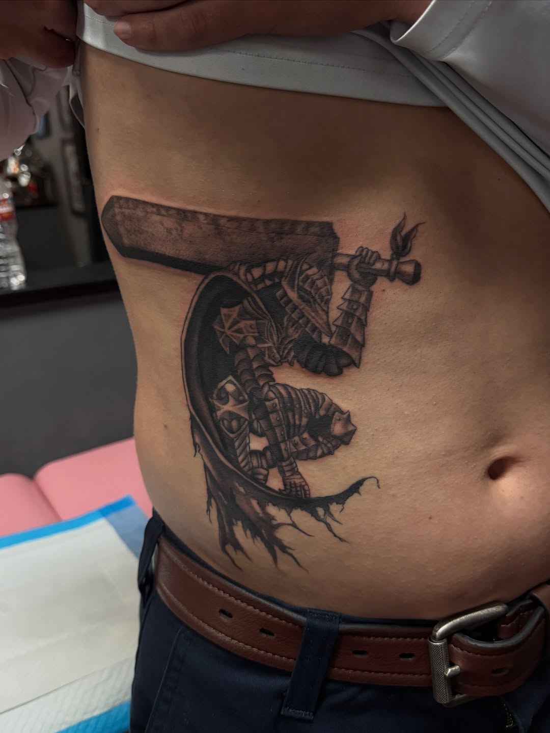 Tattoo by @transtamp — black_and_grey, illustrative