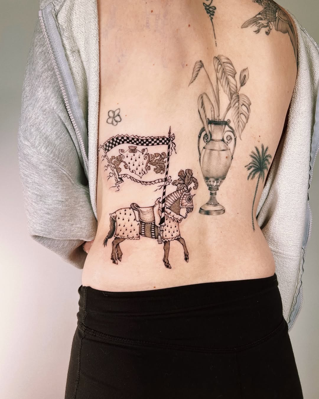 Tattoo by @ibuylemurs — illustrative, black_and_grey