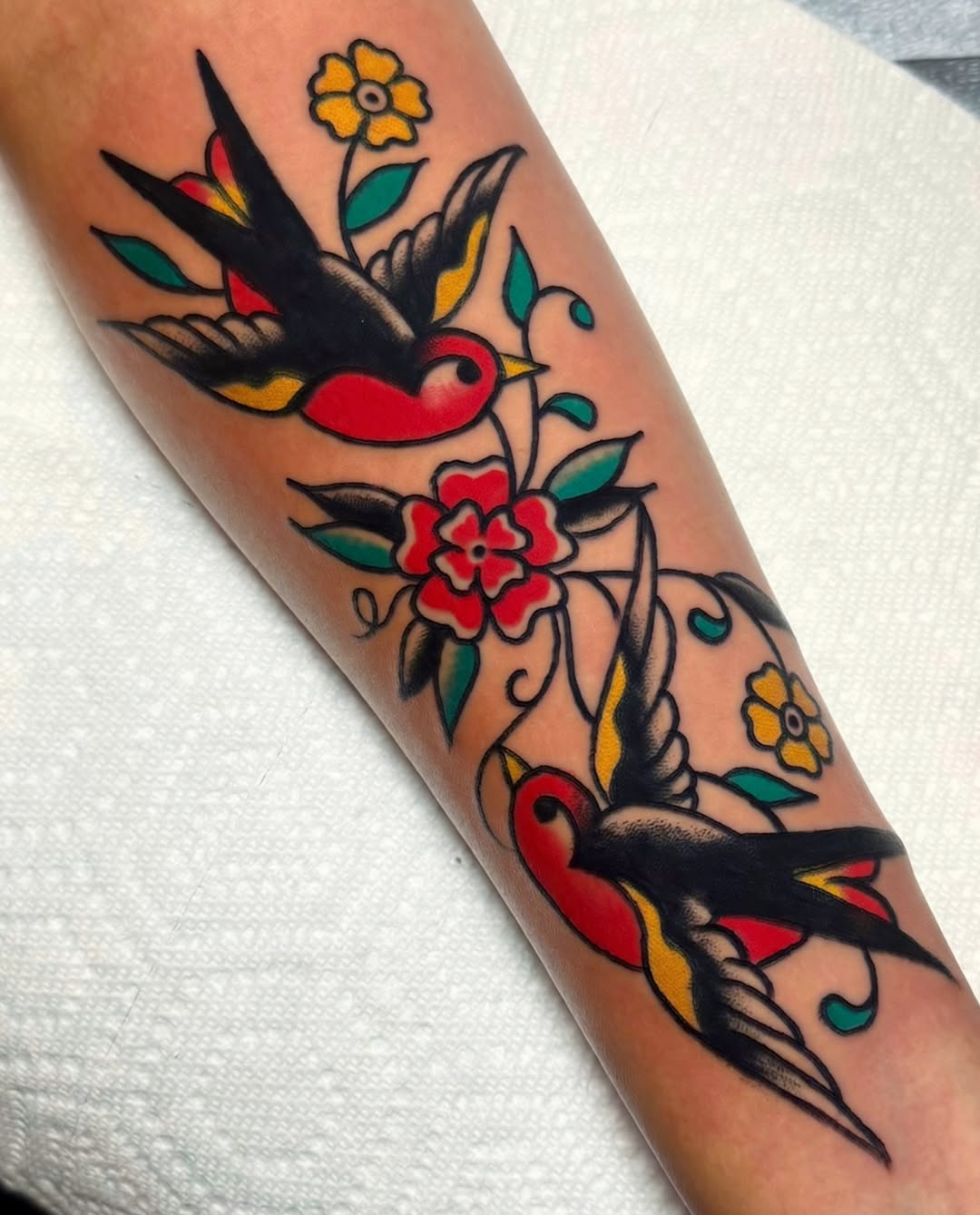 Tattoo by @sensitive.jess — american_traditional