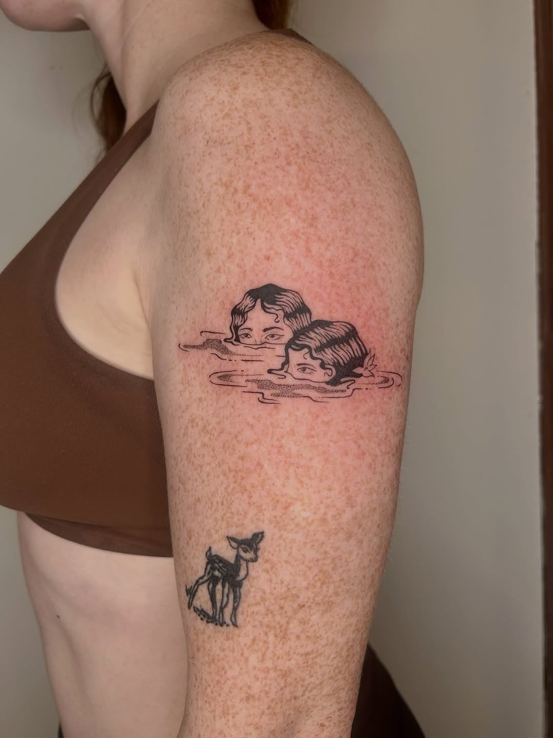 Tattoo by @allieb.tats — illustrative, black_and_grey