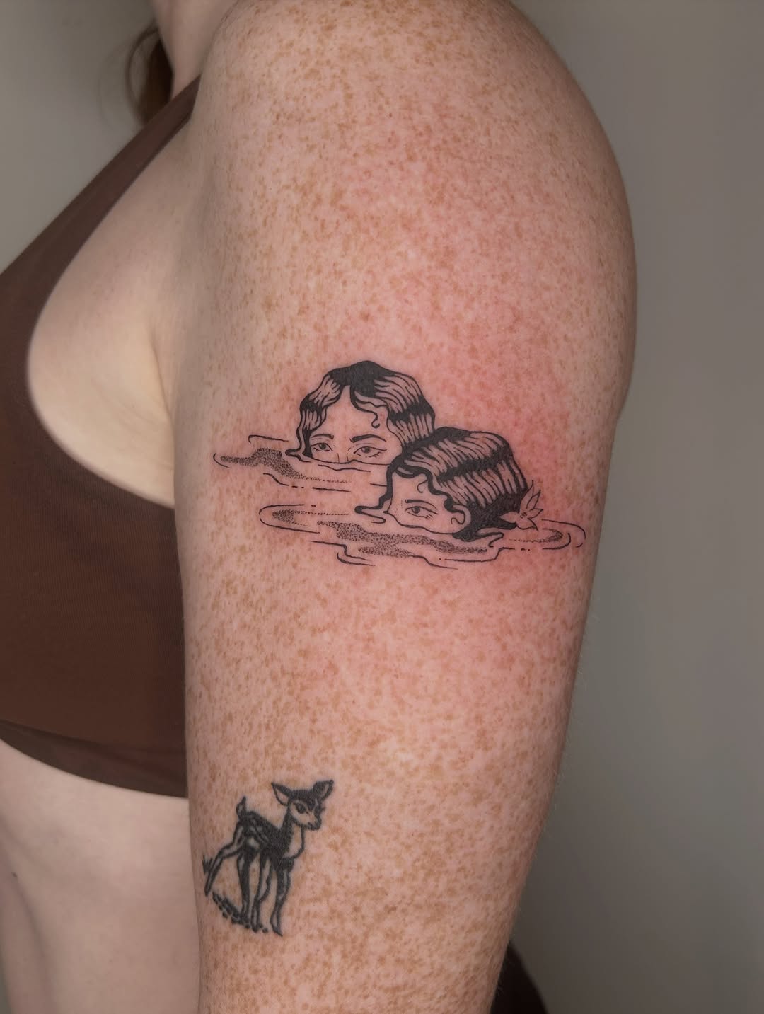 Tattoo by @allieb.tats — illustrative, black_and_grey