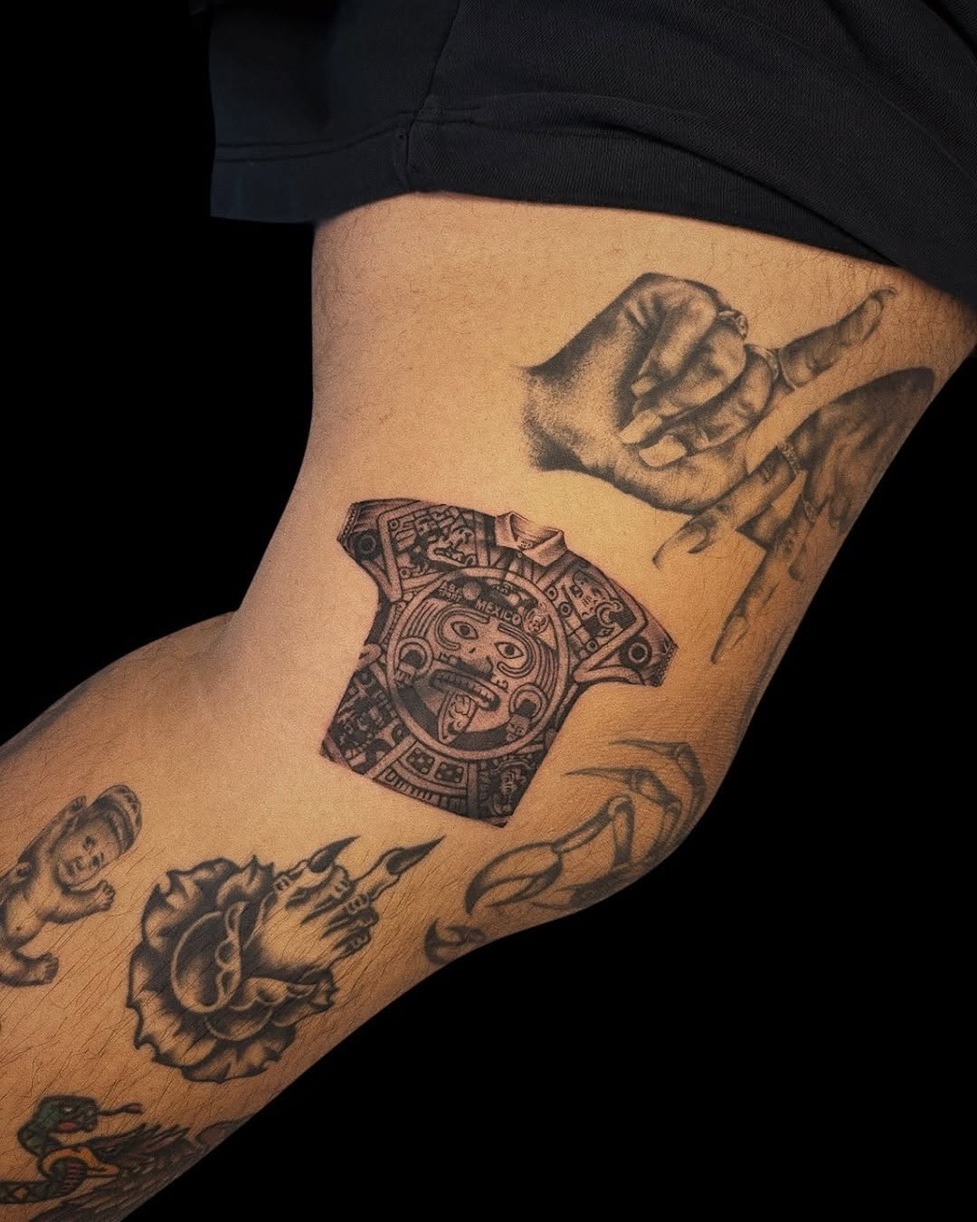 Tattoo by @wizdtattoo — black_and_grey, realism