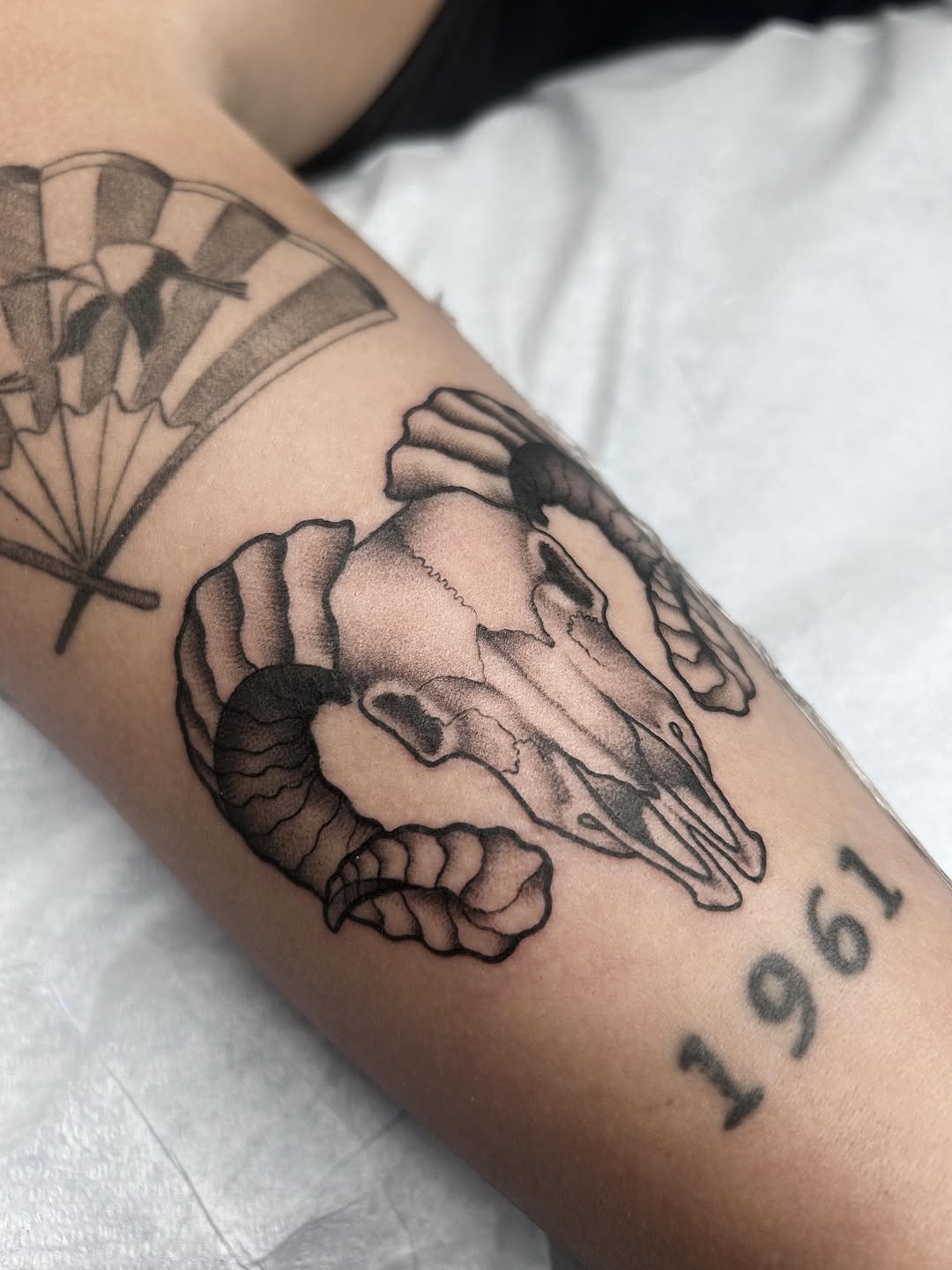 Tattoo by @dearmariatattoos — black_and_grey, illustrative