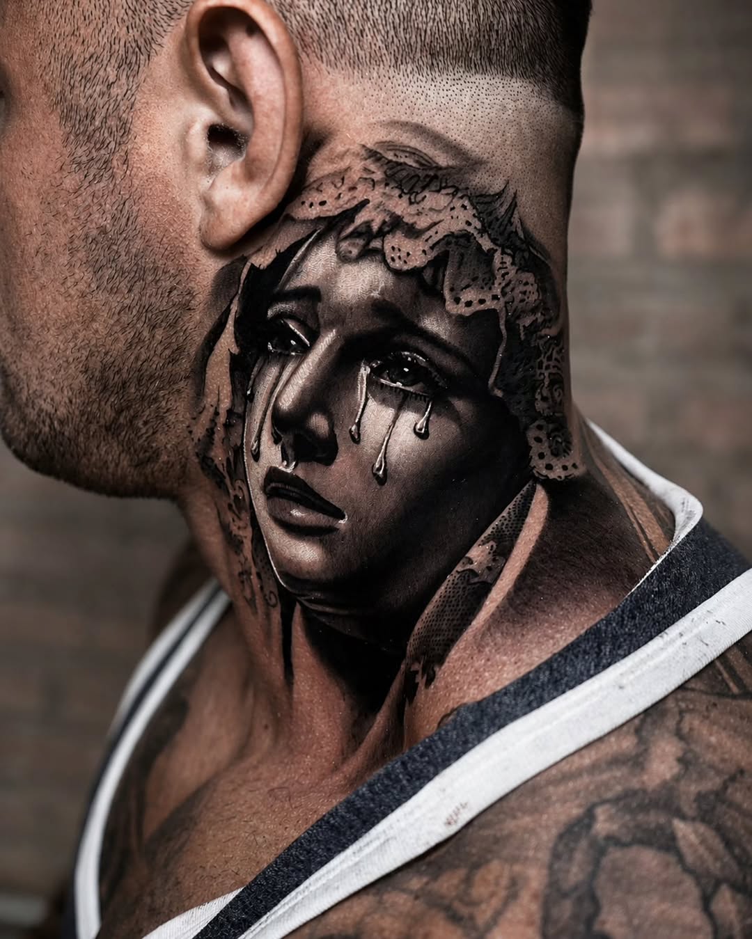 Tattoo by @beztreztattoo — realism, black_and_grey