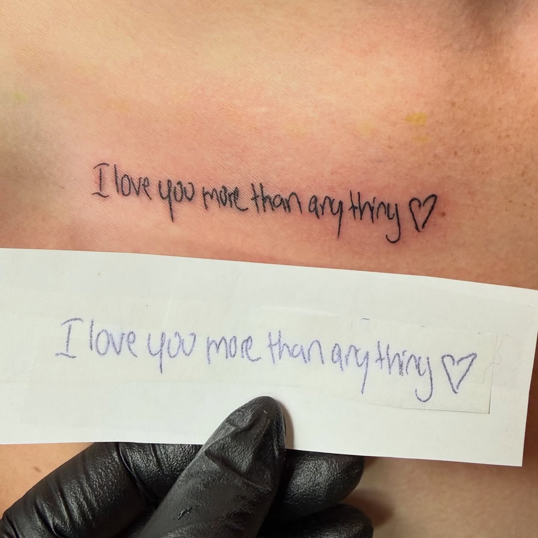 Tattoo by @admiralcarnage_10 โ lettering_script, fine_line