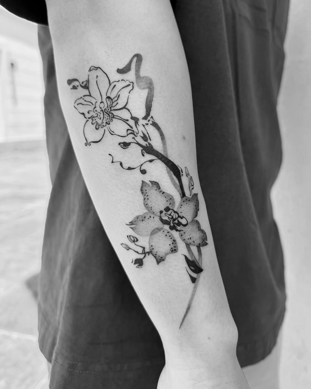 Tattoo by @lyndsay.ink — fine_line, black_and_grey