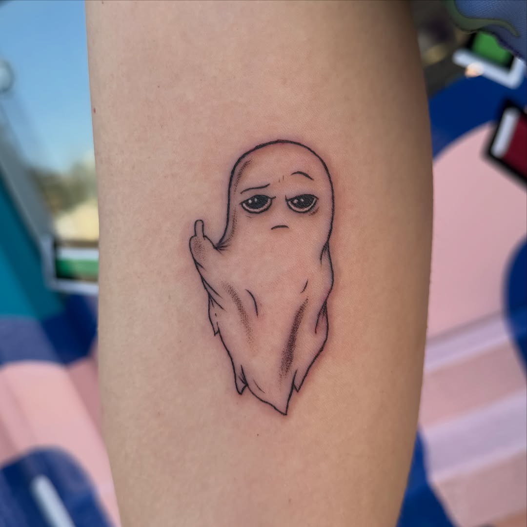 Tattoo by @devilgoat โ fine_line