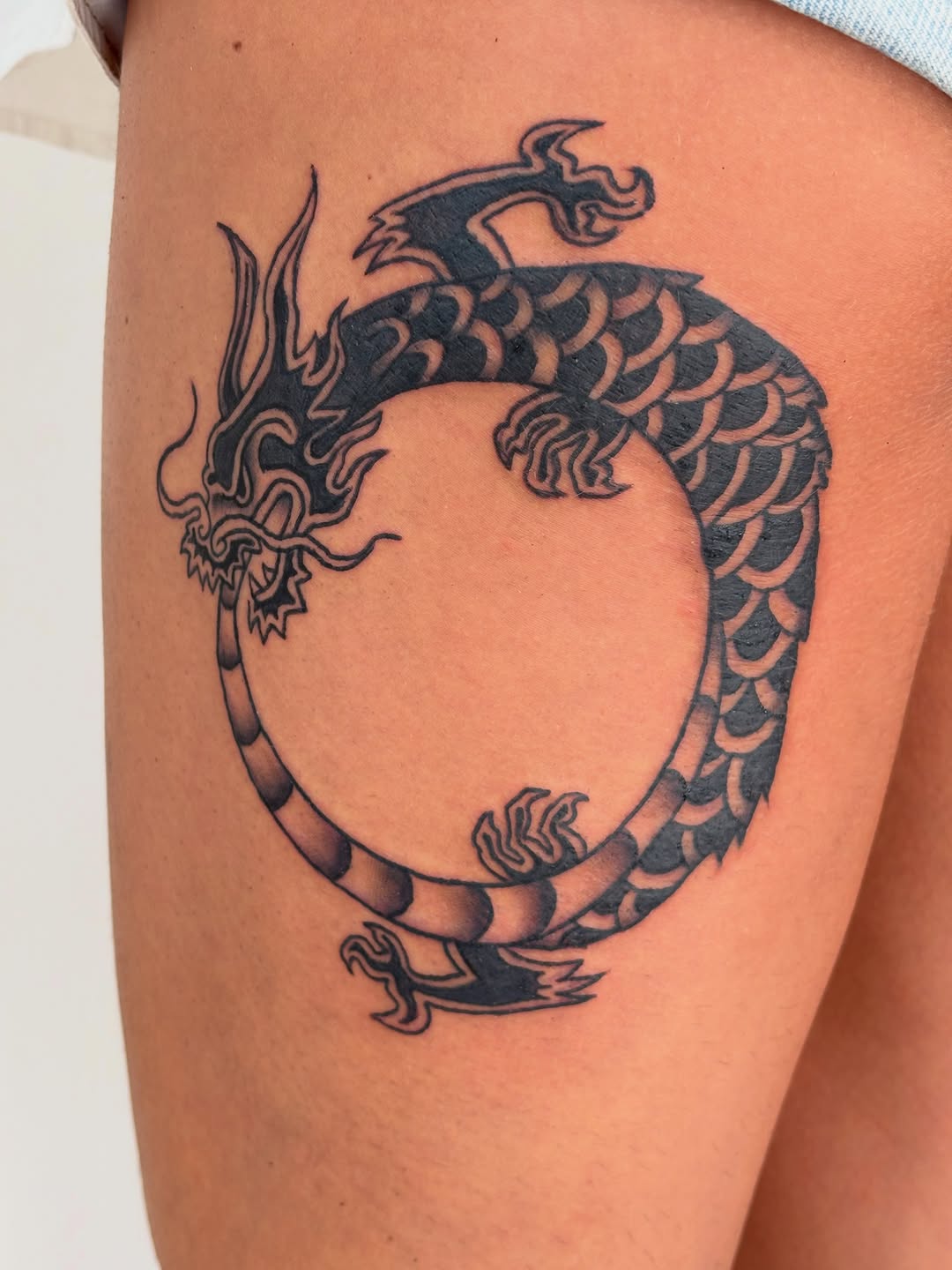 Tattoo by @belmont.studios — japanese_irezumi, blackwork