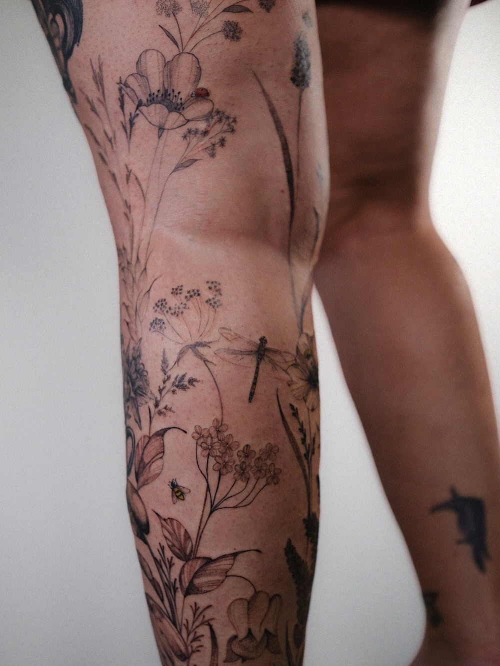 Tattoo by @temple.adorned โ fine_line