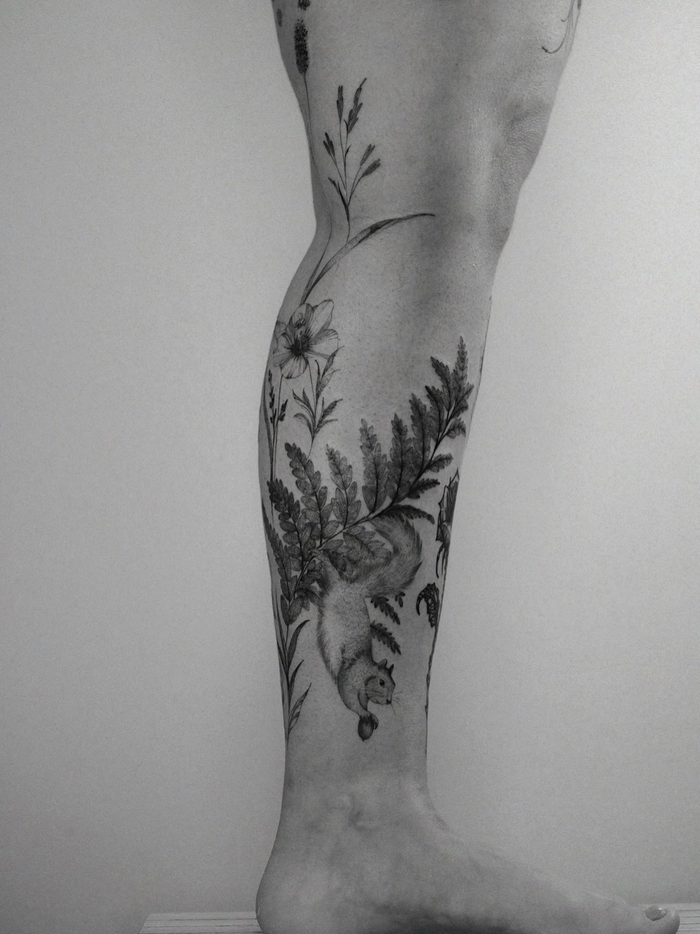 Tattoo by @temple.adorned โ black_and_grey