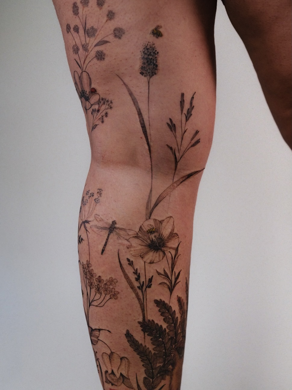 Tattoo by @temple.adorned โ fine_line