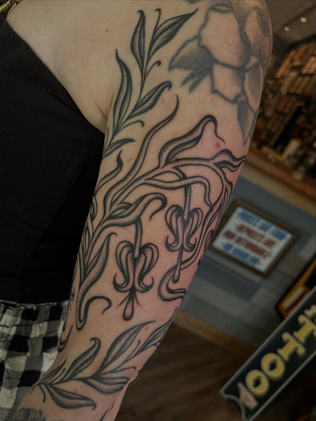 Tattoo by @morganmtattoo — black_and_grey, fine_line