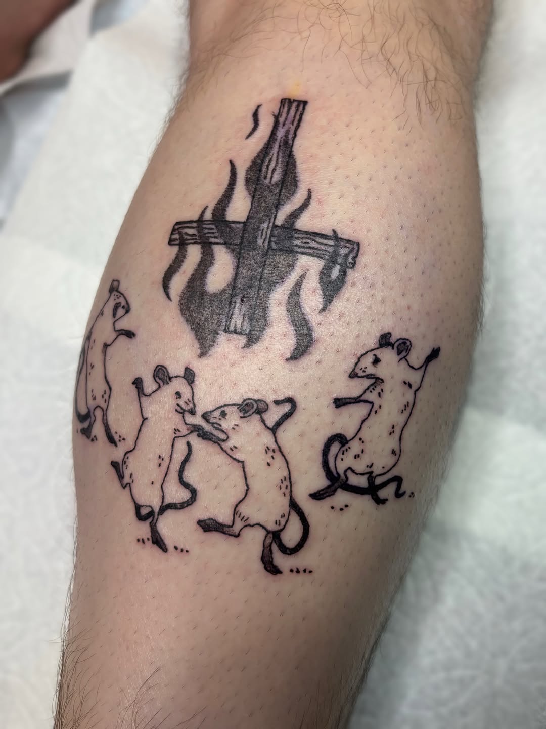 Tattoo by @cooperfckingtats — blackwork