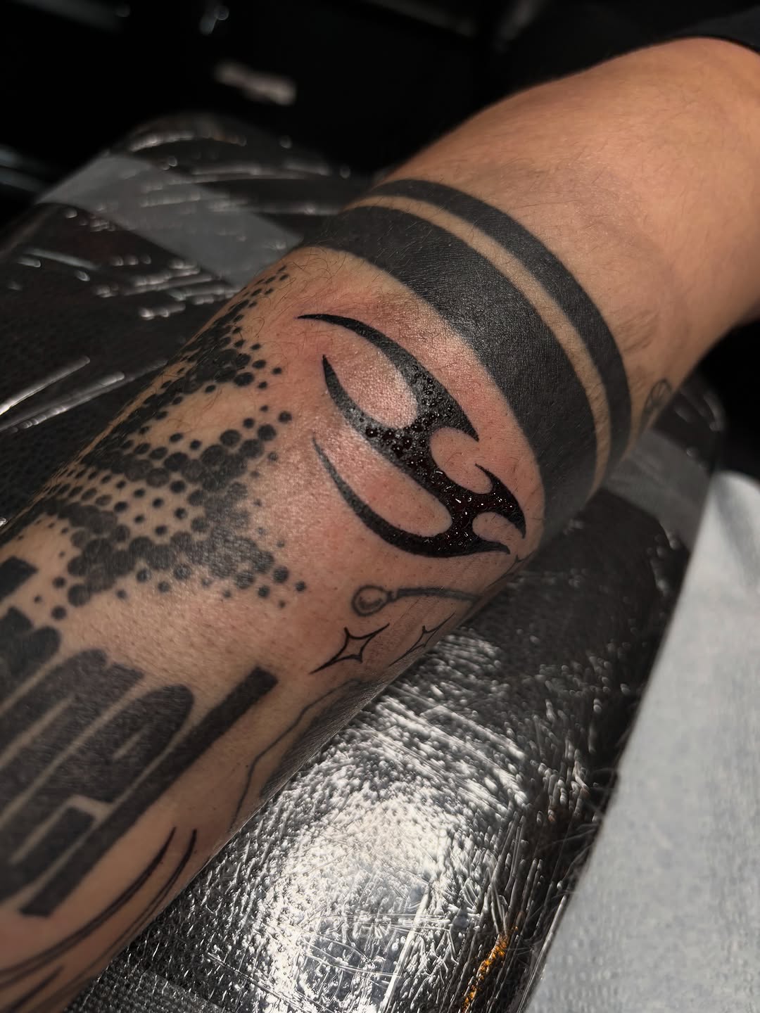 Tattoo by @cooperfckingtats — blackwork