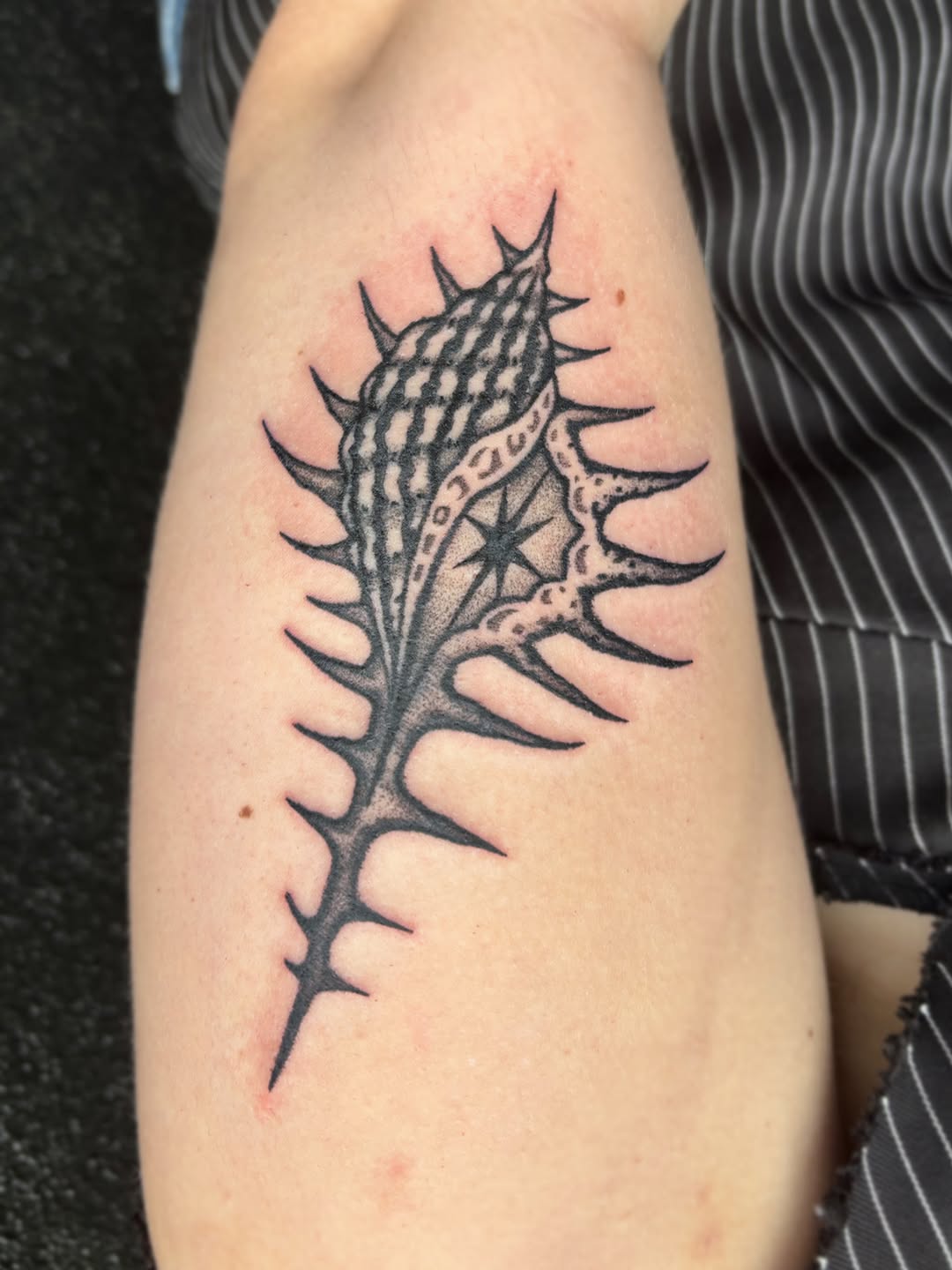 Tattoo by @cooperfckingtats — blackwork