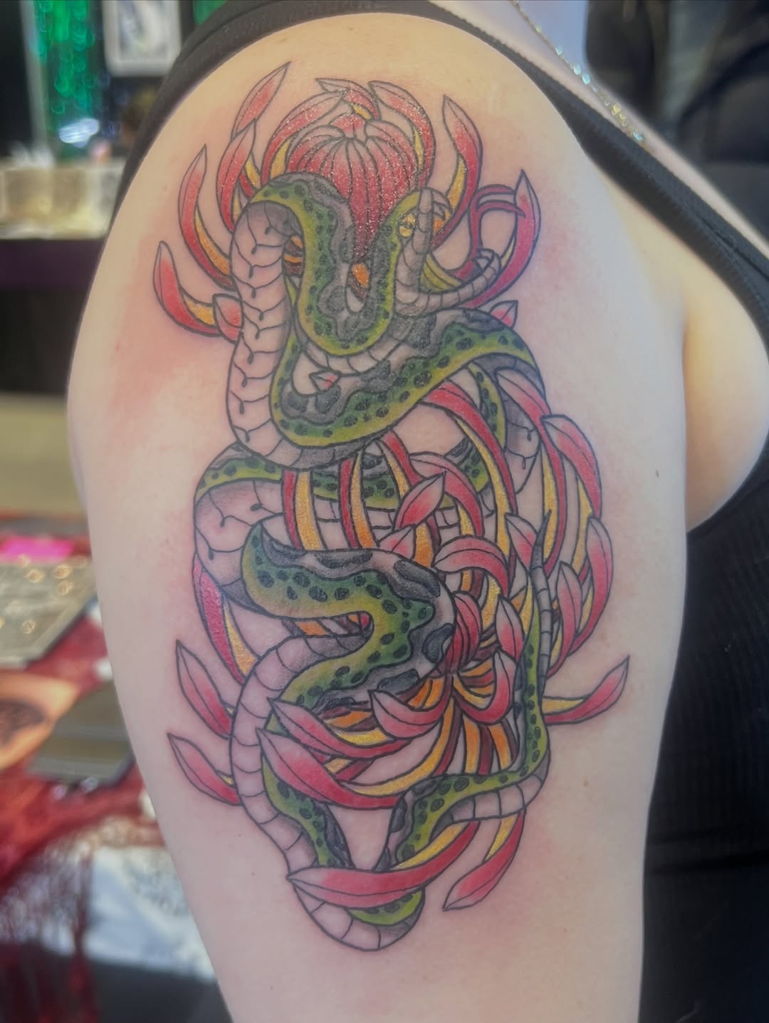 Tattoo by @tattoosbyteri — japanese_irezumi, neo_traditional
