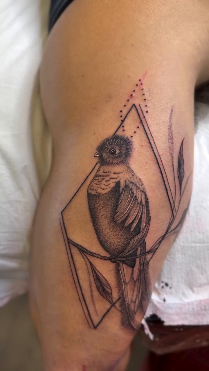 Tattoo by @lainey_tattoos — black_and_grey