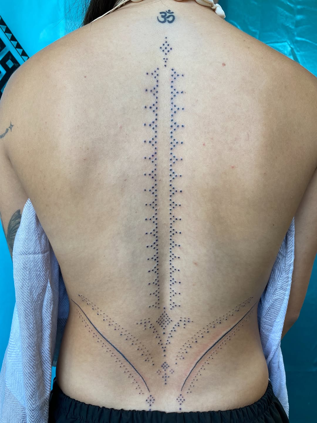 Tattoo by @brujatattooer β dotwork, geometric