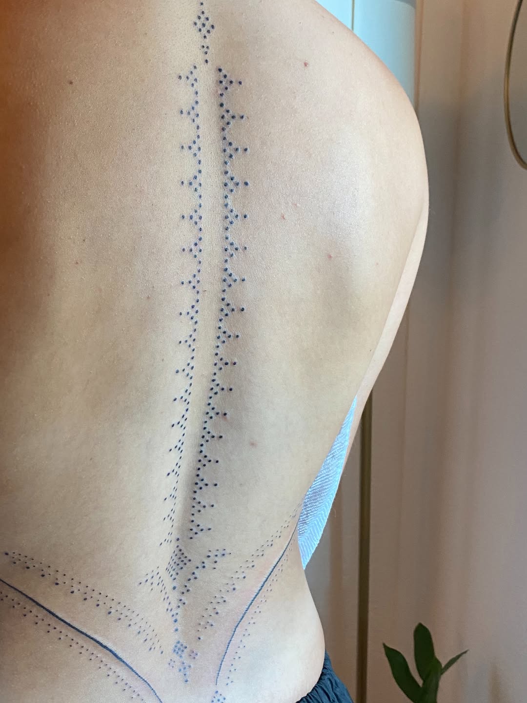 Tattoo by @brujatattooer β dotwork, geometric