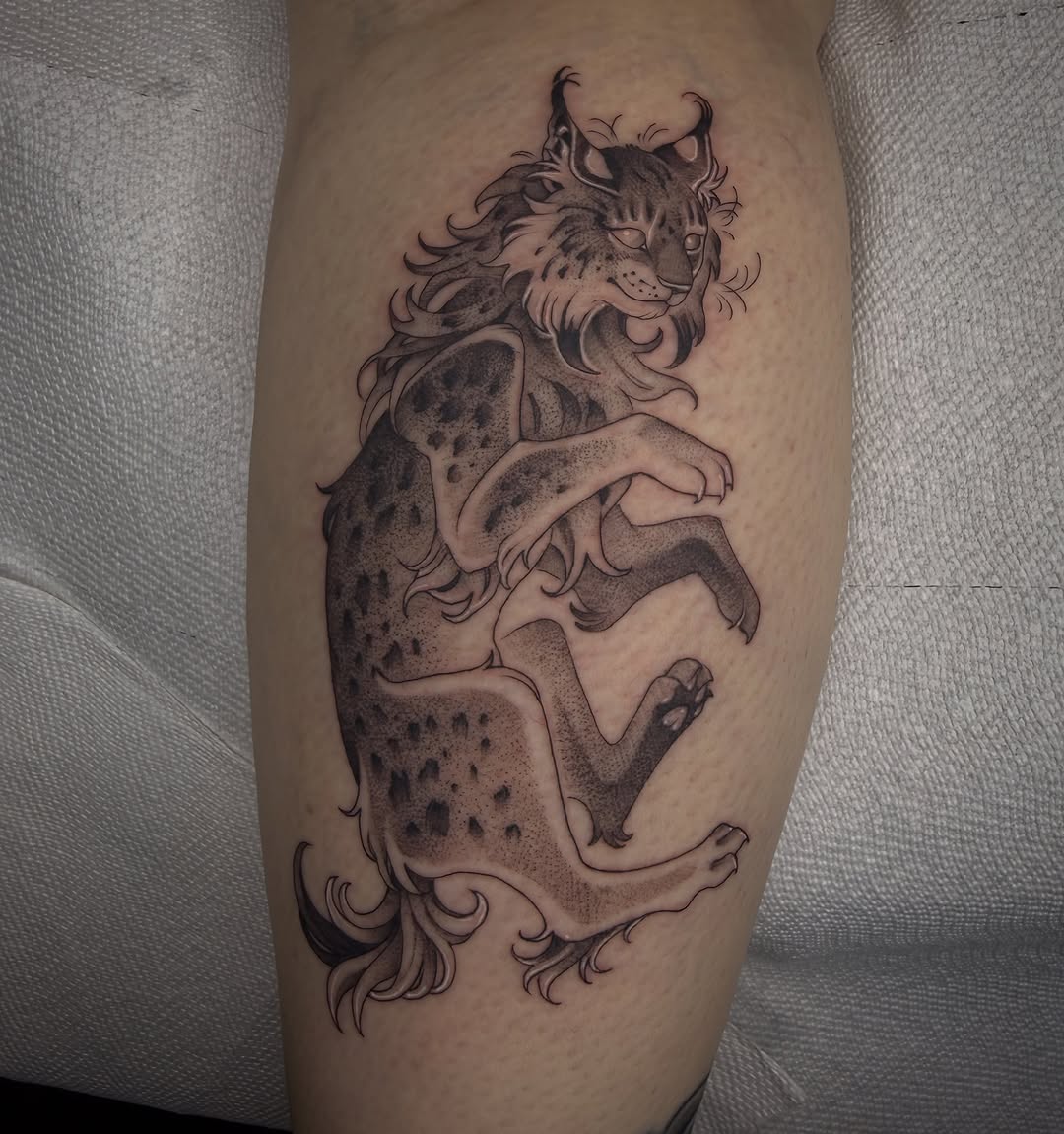 Tattoo by @mezzo.tattoo — black_and_grey, dotwork