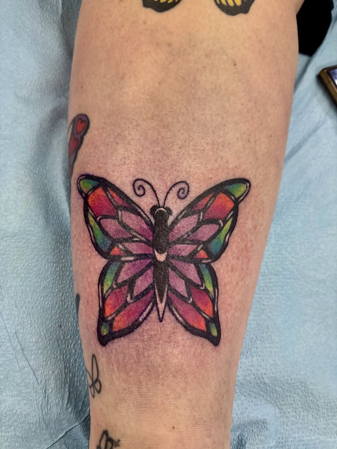 Tattoo by @taylormadeartt — illustrative, geometric