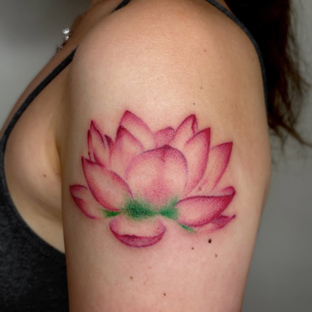 Tattoo by @soupytats — dotwork, illustrative