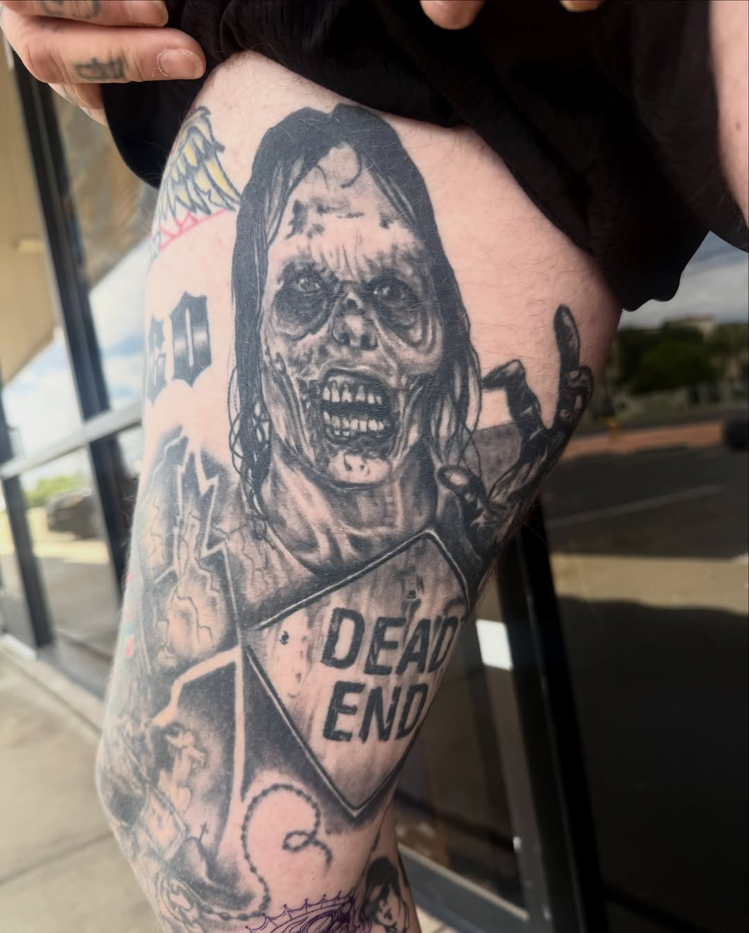 Tattoo by @tink_tattoos — realism, dark_realism