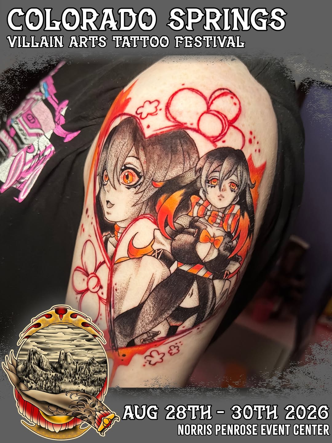 Tattoo by @xxsashafontainexx — anime, black_and_grey