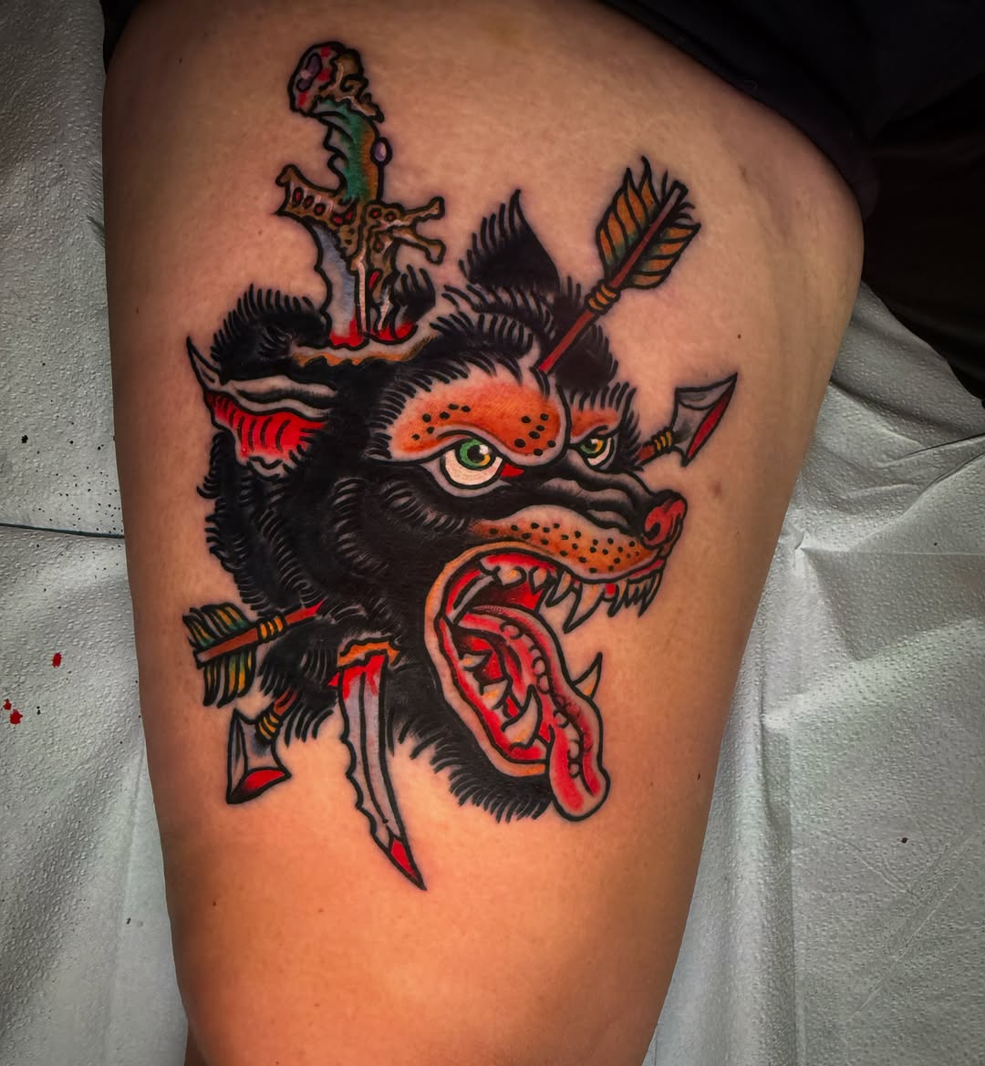 Tattoo by @arrontattoos — american_traditional