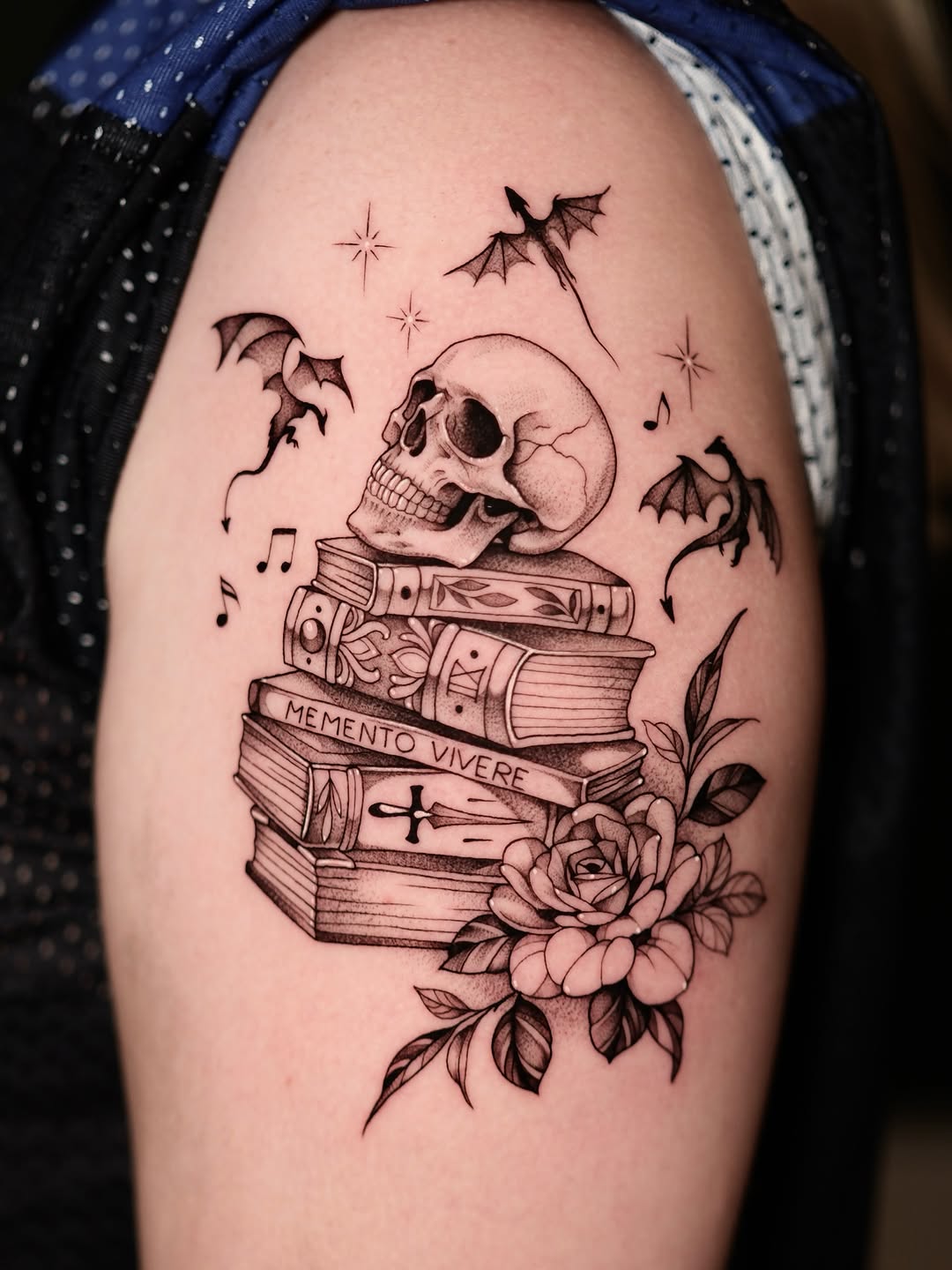 Tattoo by @ivy.k.tattoos โ black_and_grey