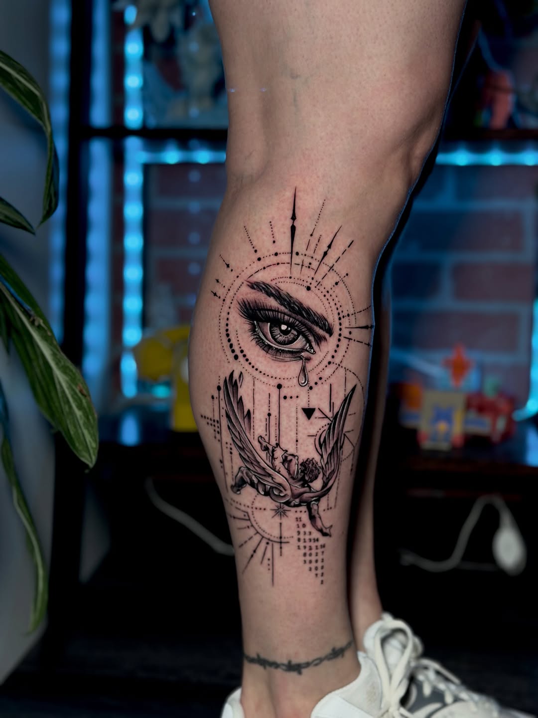 Tattoo by @key_artattoo — black_and_grey