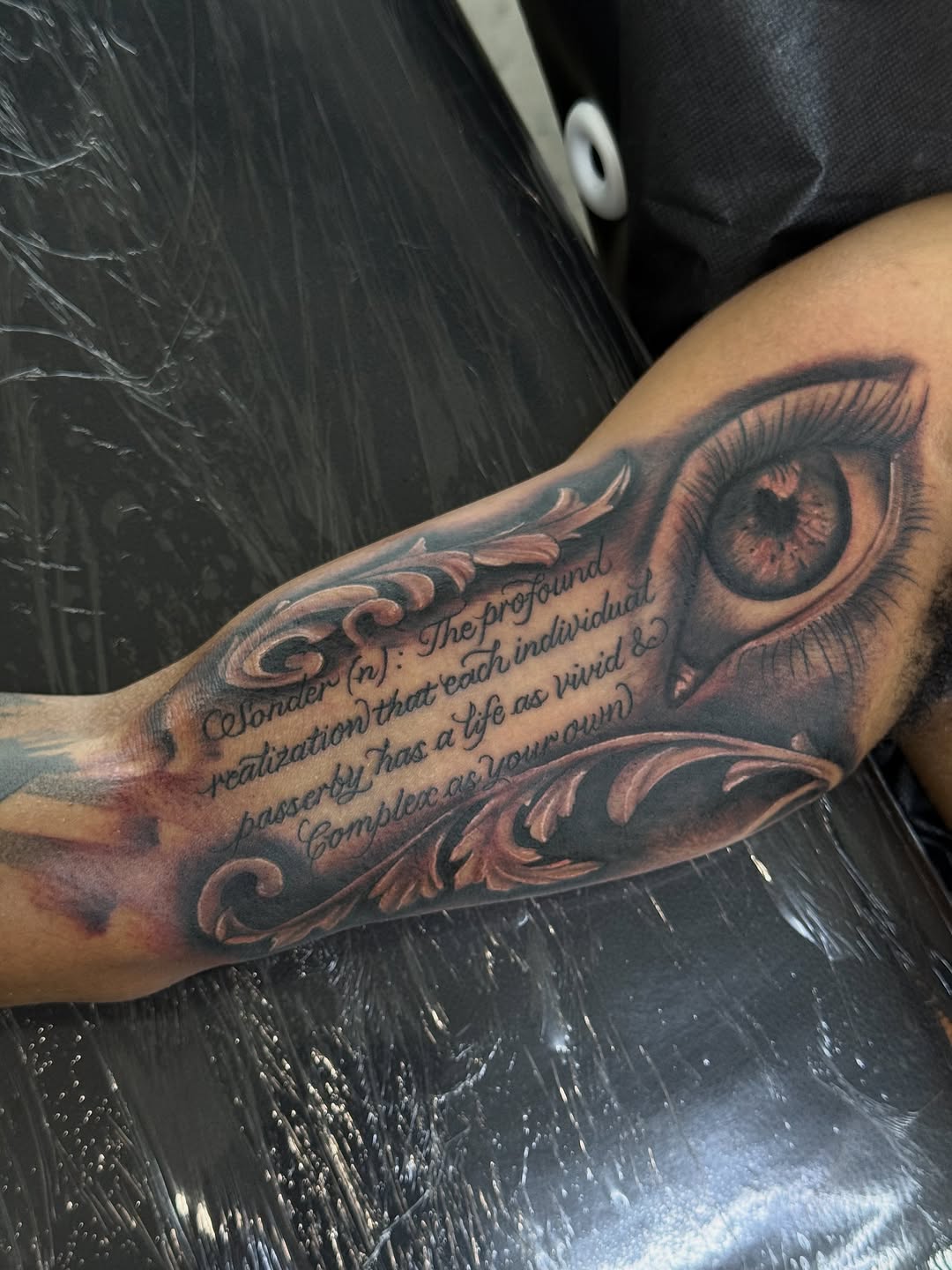 Tattoo by @samg_tat2s — realism, lettering_script