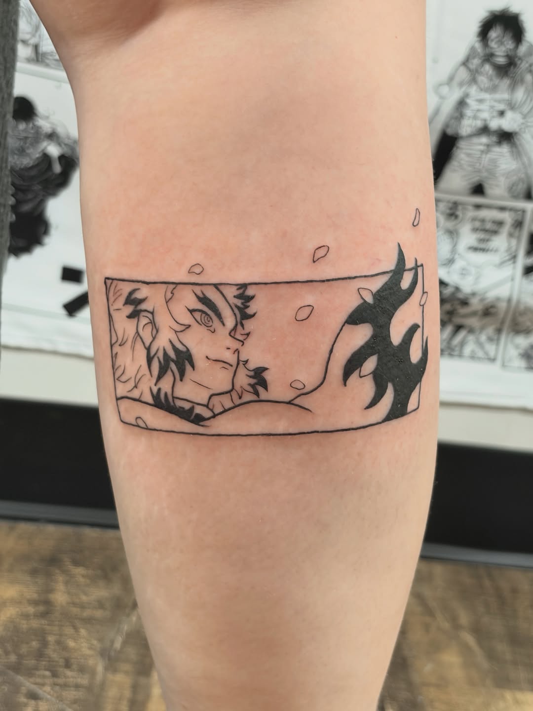 Tattoo by @ruoktattoo — illustrative, anime