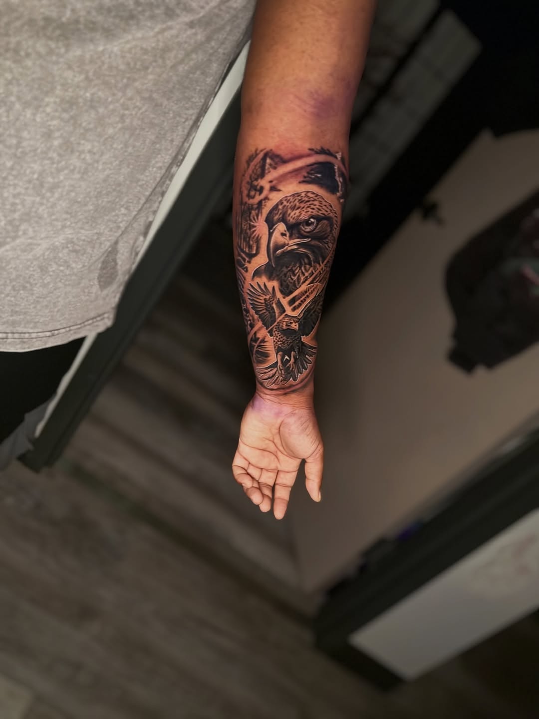 Tattoo by @societiesmenece β realism, black_and_grey