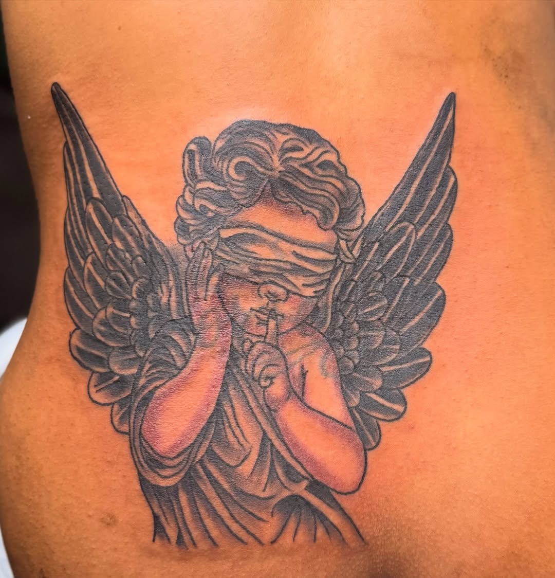 Tattoo by @ink_by_tyga — black_and_grey, realism