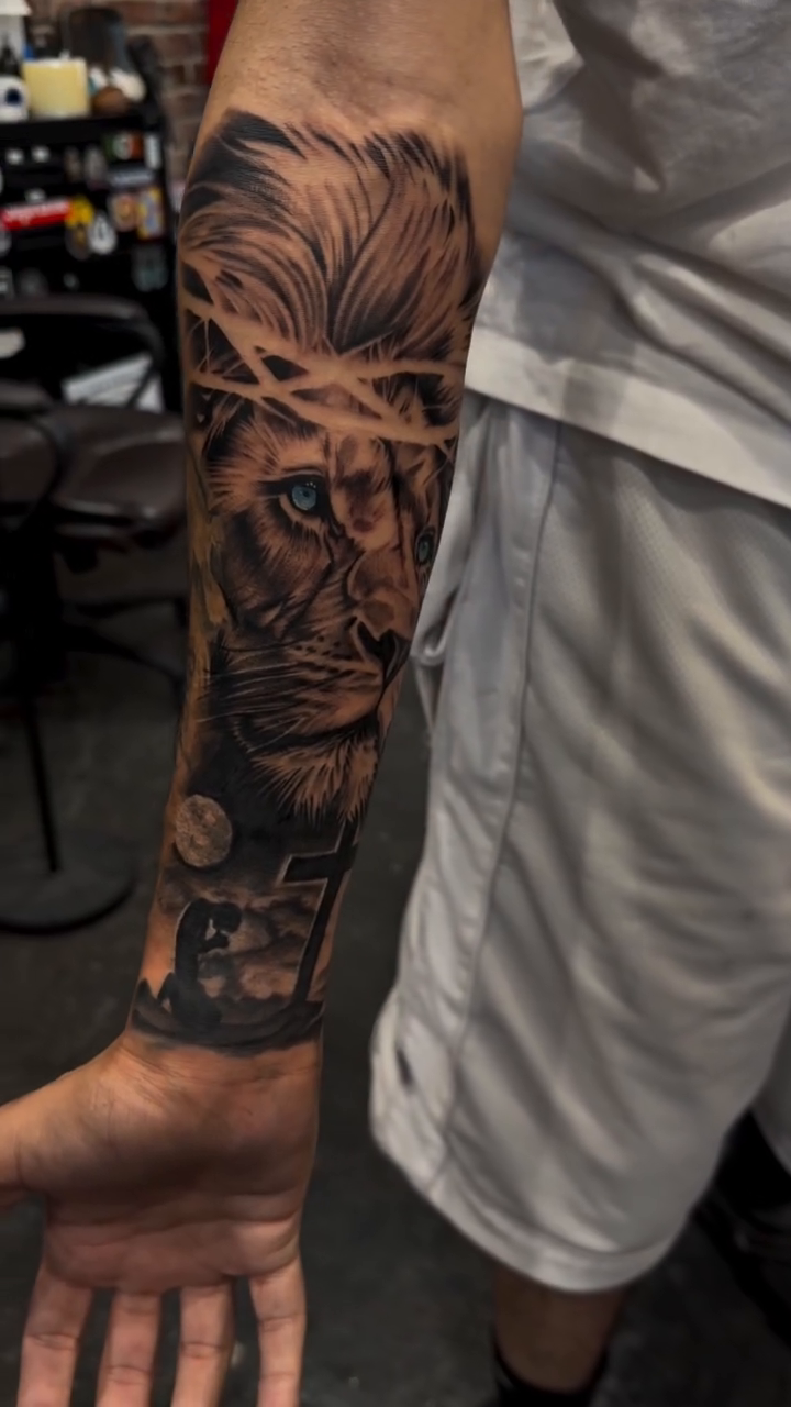 Tattoo by @tattoobern_ — realism, black_and_grey