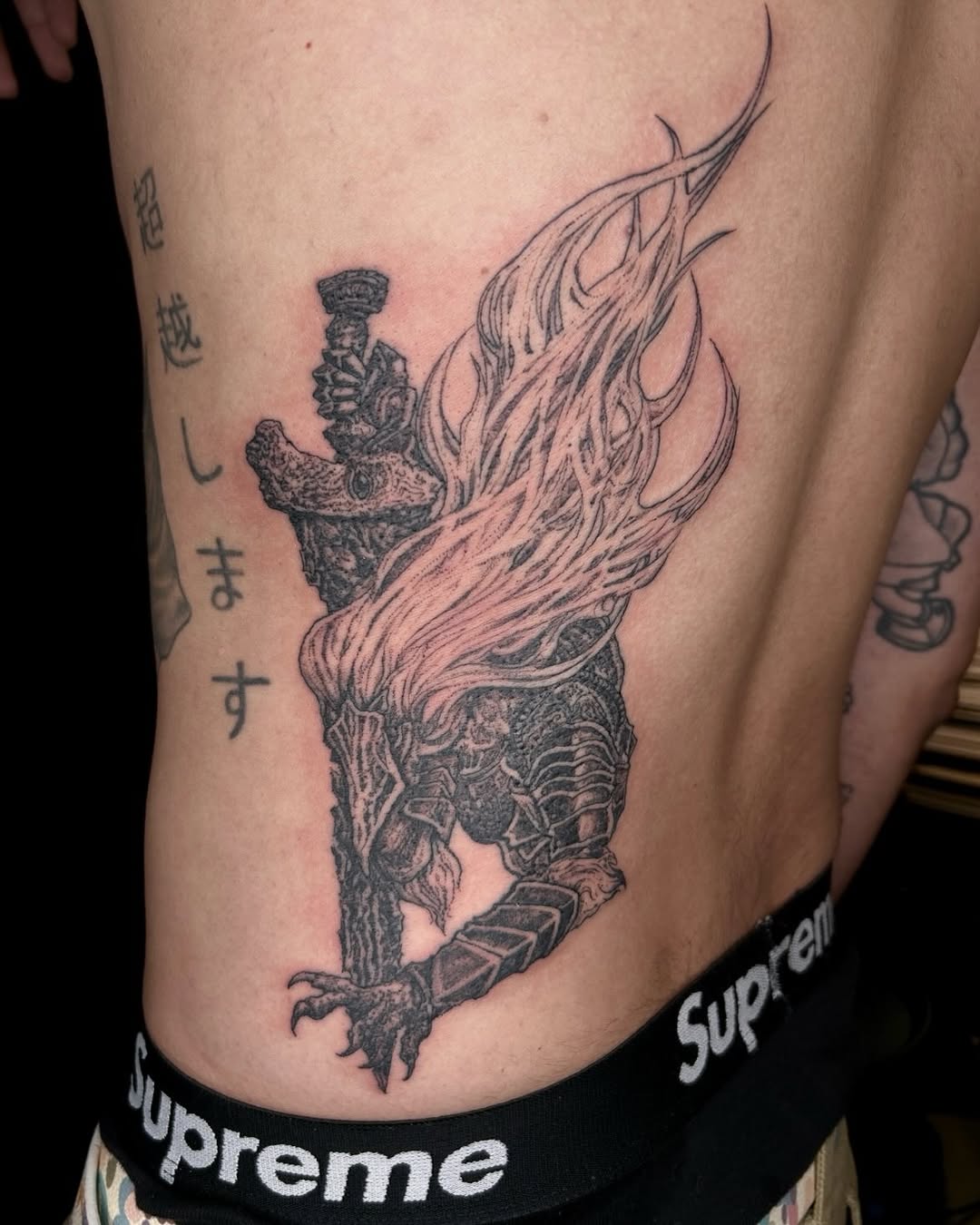 Tattoo by @la13va_tear โ illustrative, black_and_grey