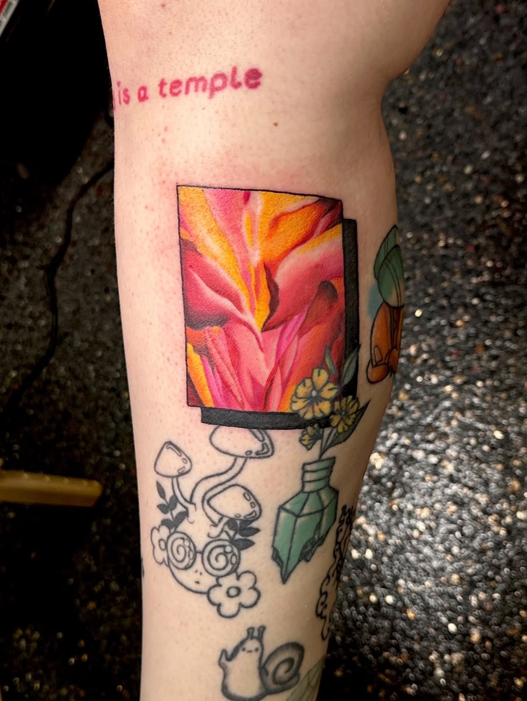 Tattoo by @apa_tattoos — realism, trash_polka