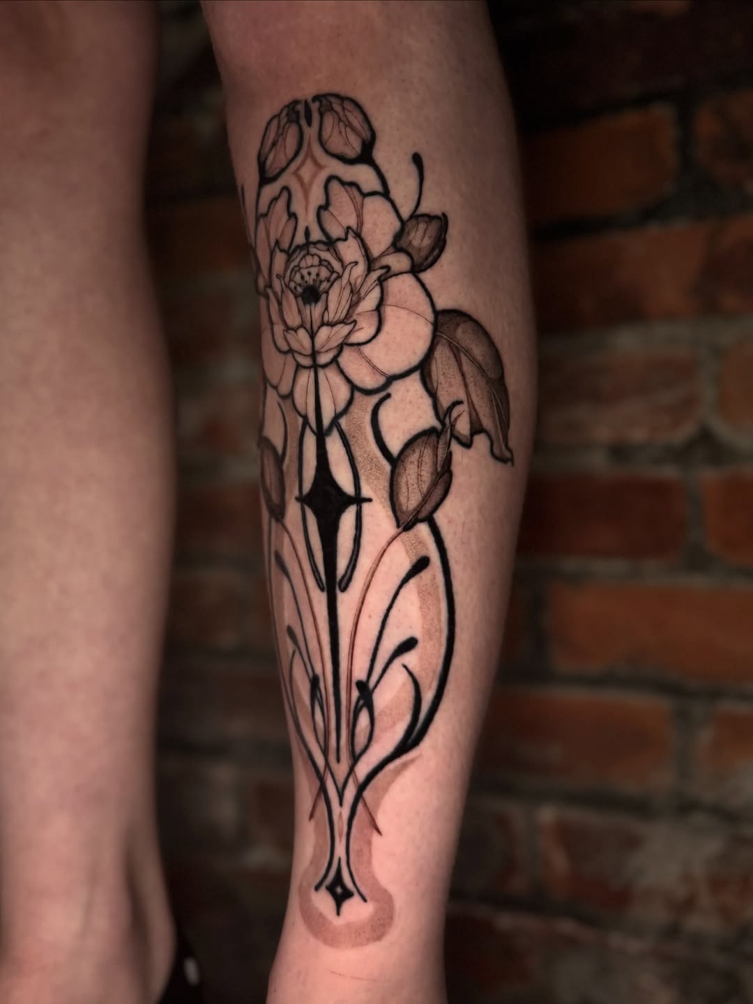 Tattoo by @isabelsmithtattoos — illustrative, black_and_grey